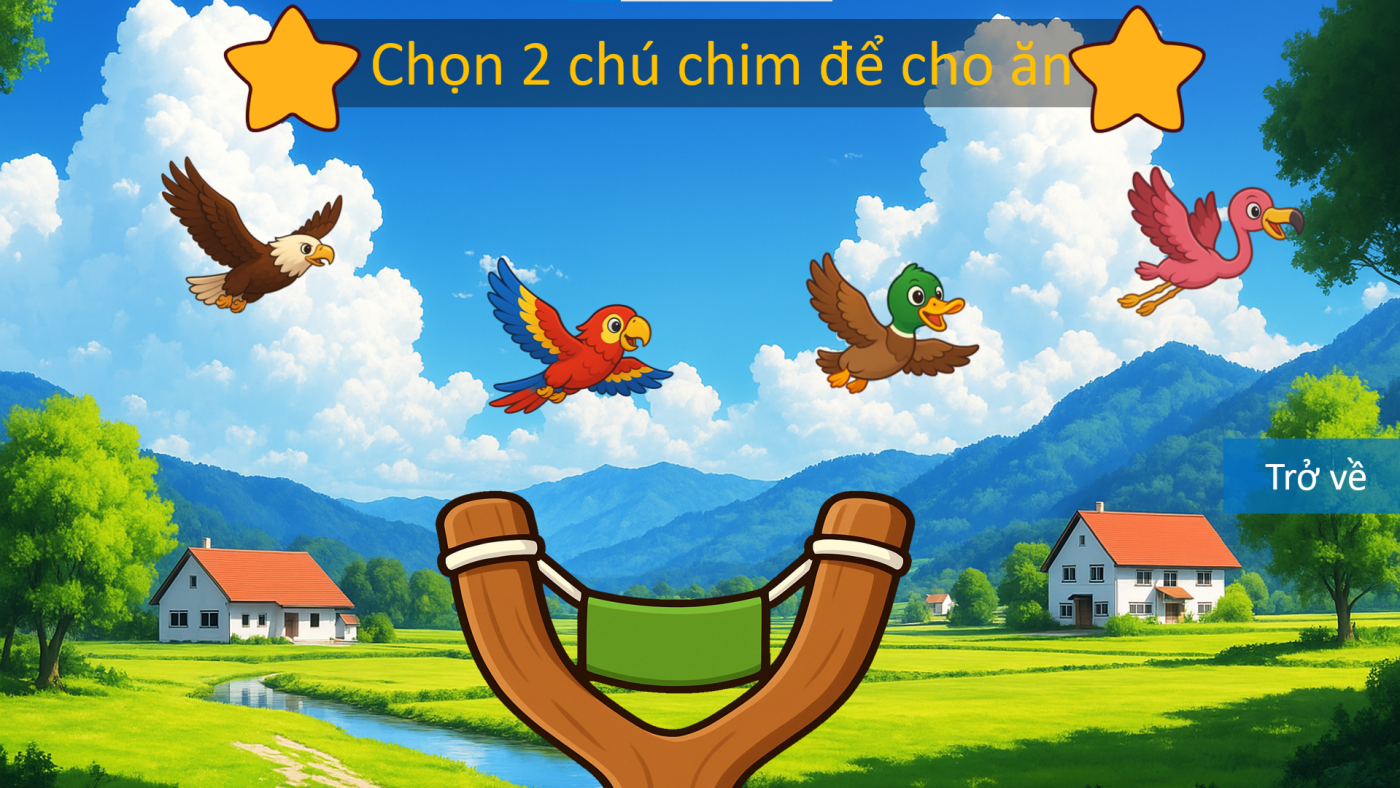 Trò chơi Bắn chim – Game giáo dục